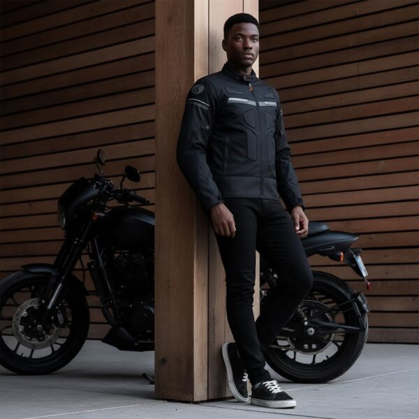 Jaqueta Super Vent Shiver Imperme?vel Com Prote??o Masculina Motociclista Motoqueiro