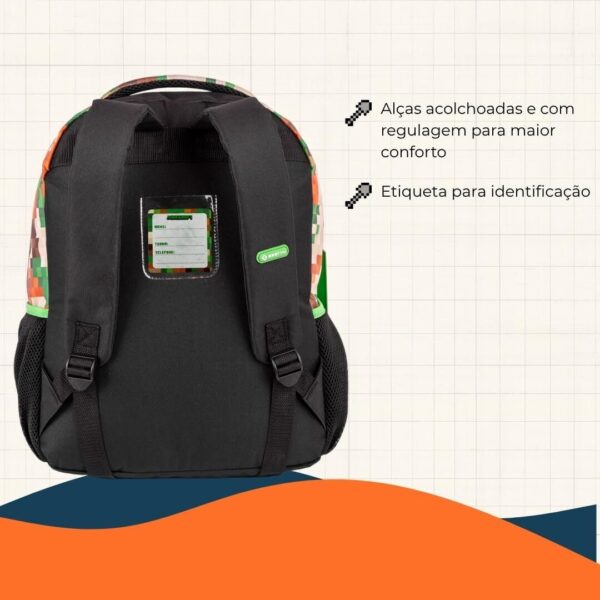 61Fld1rzq8L._AC_SL1080_.jpg Mochila Costas Grande MINECRAFT X - OUTDOORS - Sestini