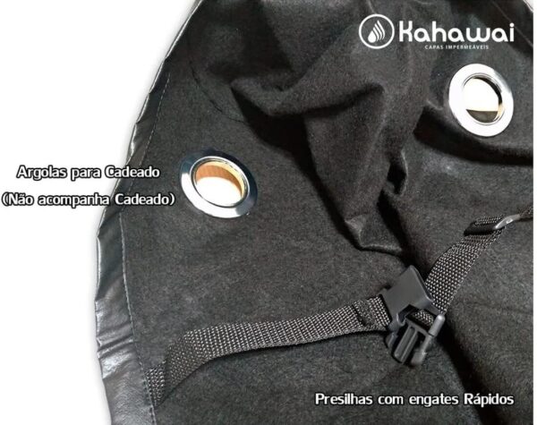 Capa Protetora Moto Anti-chama Forrada Scooter Elétrica (preto)