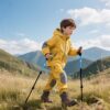 Hiking Trekking Poles, 2 Pack Anti Shock, Adjustable, Collapsible Hiking Poles for Trekking or Walking, Lightweight Aluminum Sticks for Children