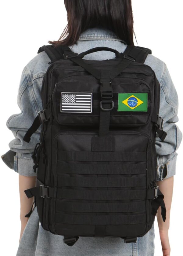 61HtizaFk0L._AC_SL1200_.jpg THURAM 50L Mochila Impermeável De Nylon 1000D Para Trekking Pesca Caça Mochila Mochilas Esportivas Táticas Militares Ao Ar Livre Acampamento Caminhada