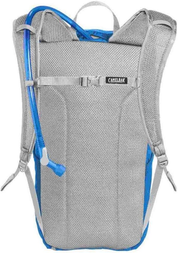 CamelBak Mochila de hidratação Arete 18 para caminhadas, 1,4 kg, índigo Bunting/Prata