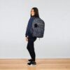 Mochila Feminina Jeans Rebecca Bonbon Grande 47x35x20 Escolar Passeio Reforçada