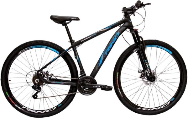 61J14ip5HpL._AC_SL1200_.jpg Bicicleta RINO EVEREST 29 Freio Hidráulico - Cambios Shimano 24v com Trava