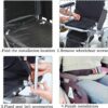 Cinto de segurança para cadeira de rodas para idosos e deficientes – Acessório de banda de substituição de scooters elétricos, ajustável até 127 cm C