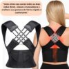 61Jb-0CRSL._SL1080_.jpg Colete Corretor de Postura Ortopédico Ajustável Postufit – Cinta Lombar e Cervical para Coluna, Alívio de Dores nas Costas Melhora a Postura e o Sono Produto M - G