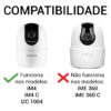 Suporte para Embutir no Teto para Câmeras Intelbras iM4, iM4 C, iZC 1004