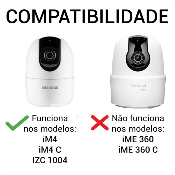 Suporte para Embutir no Teto para Câmeras Intelbras iM4, iM4 C, iZC 1004
