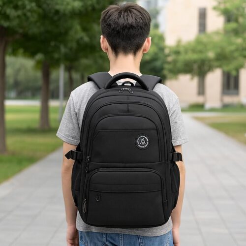 61K7Tjmt94L._AC_SL1024_.jpg Mochila Escolar adolescente para Notebook até 15 Polegadas, Resistente à Água, Acolchoada, Reforçada e muitos compartimentos