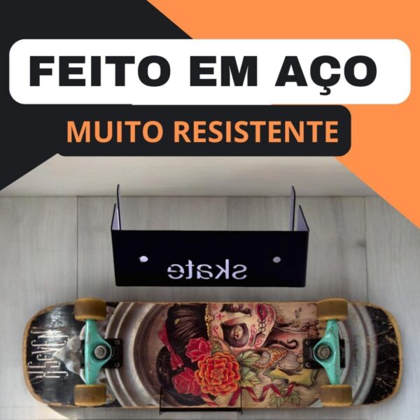 61KPAkkbk0L._AC_SL1080_.jpg Suporte Organizador De Skate Reforçado Em Aço
