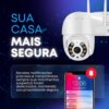 Câmera IP sem fio de Segurança Wifi Externa HD Rotativa Prova D'água Hd Infravermelho Visão Noturna Bivolt Deteccao de movimento