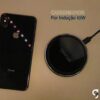 61M7rzTXRlL._AC_SL1000_.jpg Geonav Carregador por Indução de mesa 10W, vidro, carregamento rápido, compatível com aparelhos Android e iPhones com padrão Qi, QI10WG, Preto