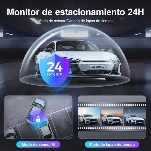 Câmera Automotiva Dash Cam WiFi Mini M200, Gravação FHD 1080P, WiFi Integrado, Compacta e Discreta, Ideal para Segurança Veicular, Visão Noturna, Detecção de Movimento, Instalação Prática