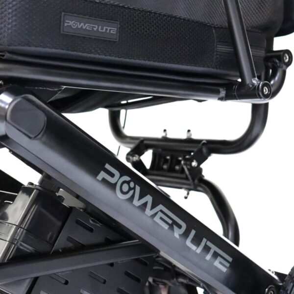 Cadeira De Rodas Motorizada Elétrica Dobravel Compacta Pop Power Lite - Preto