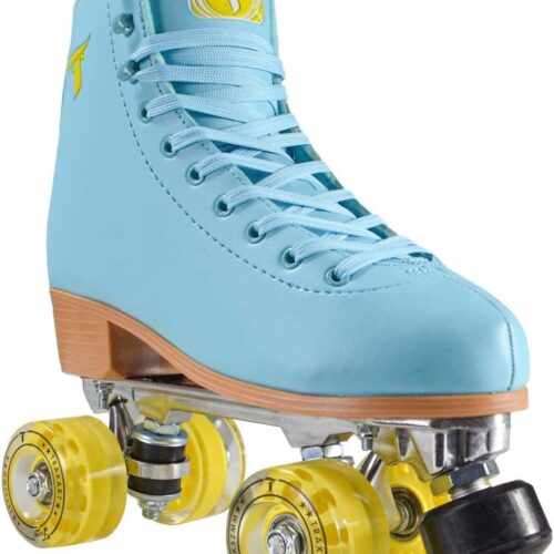 61Ob3wu9WeL._AC_SL1240_.jpg Patins Traxart Foxxy Azul Quad - 58mm x 32mm ABEC-5