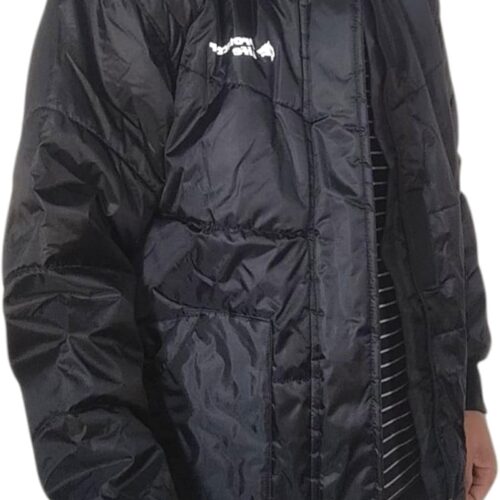 61P97thcqmL._AC_SL1500_.jpg Jaqueta Moto Nylon Protector Life Sport Proteção Frio Intenso Vira Colete GP TECH Tira Manga Motoqueiro Motoboy Motociclista Preta