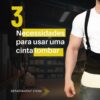 61Pl0uq6hqL._AC_SL1200_.jpg Cinto Lombar proteção coluna EPI corretor postural | Equipamento ideal para carregar cargas pesadas |DEPARTAMENT STORE (M)