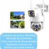 Câmera de Segurança Yoosee Lente Dupla IP66 Wi-Fi 360° - Monitoramento Completo e Visão Panorâmica