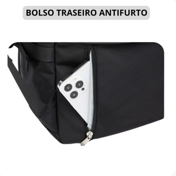 61Q9B1JgozL._AC_SL1200_.jpg Mochila Masculina Feminina Notebook Viagem Trabalho Escola Escolar Preta Grande Impermeável Reforçada Resistente Passeio Casual