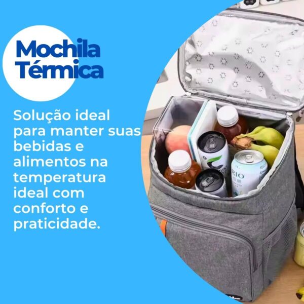 61R5twPXuXL._AC_SL1200_.jpg Mochila Térmica 20L Impermeável para Praia e Trilha — Conserva Bebidas Geladas e Alimentos Frescos por Até 12h | Dobrável com Alças Confortáveis