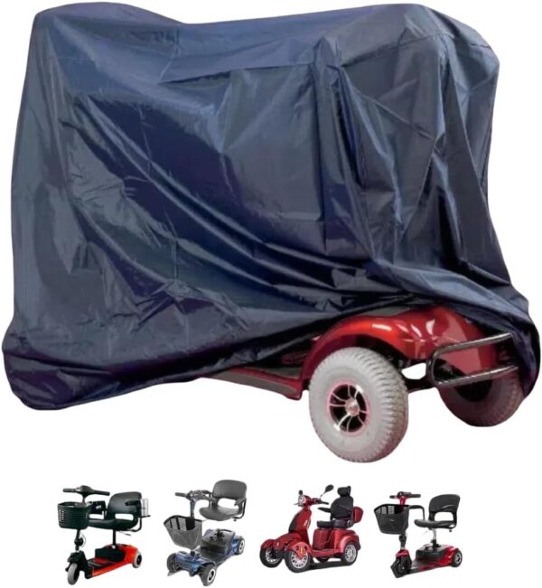 61RALK-RziL._AC_SL1200_.jpg Capa de scooter de mobilidade - Ultimate Rain, UV, proteção contra o vento, à prova d'água, acessórios para scooters de mobilidade Capa de cadeira de rodas Ideal para idosos e pessoas com
