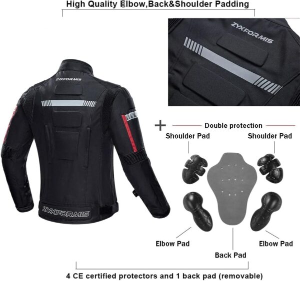 61RYiR2En8L._AC_SL1000_.jpg Jaqueta de motociclista, à prova de vento e à prova d'água, com armadura corporal completa, para outono inverno verão masculino