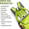 Mochila Dobrável Impermeável Nylon Esportiva Escolar 25L Resistente à Água (Azul Marinho)