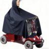 61RmXf5biVL._AC_SL1500_.jpg Capa de chuva para scooter de mobilidade para equitação, acessórios de scooter de mobilidade, capa de scooter elétrica à prova d'água acessórios para poncho ao ar livre, scooters de mobilidade fechada