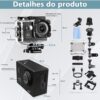 61SNUdlG0gL._AC_SL1000_.jpg Câmera de Ação, Filmadora 4K, Camera Filmadora,Camera 4K, Camera para Capacete de Moto, Câmera Sports Prova d´água Fotográfica, Câmara subaquática à prova de água com EIS