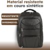 61T3w1dzGSL._AC_SL1200_.jpg Mochila Executiva Impermeável Em Couro Sintético - Para Trabalho, Escola, Faculdade e Viagens