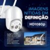 Câmera IP sem fio de Segurança Wifi Externa HD Rotativa Prova D'água Hd Infravermelho Visão Noturna Bivolt Deteccao de movimento