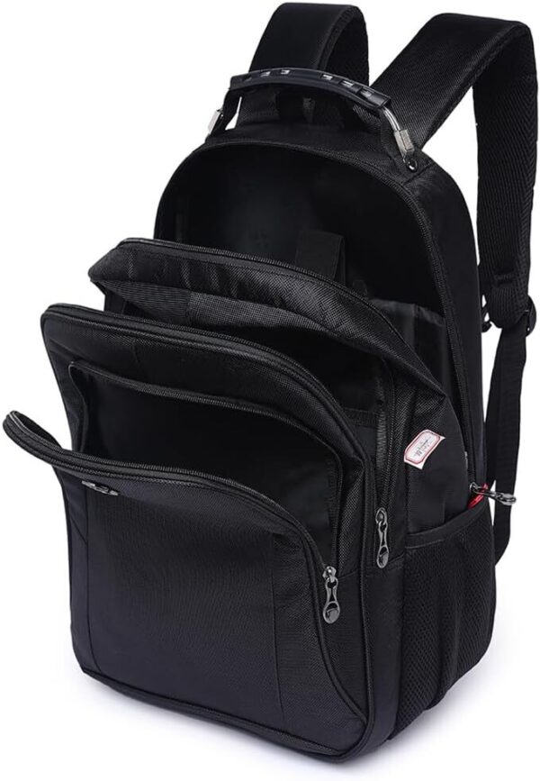 Mochila Executiva Notebook Alça Cabo De Aço Reforçada Masculina