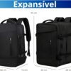 61TxOH63GhL._AC_SL1500_.jpg Mochila, Feminina, Masculina, Viagem, Expansível, Notebook, Mala Mão, Impermeável, Academia, Grande, Preta, Cinza, Rosa, Compacta, Academia, Executiva, Compacta
