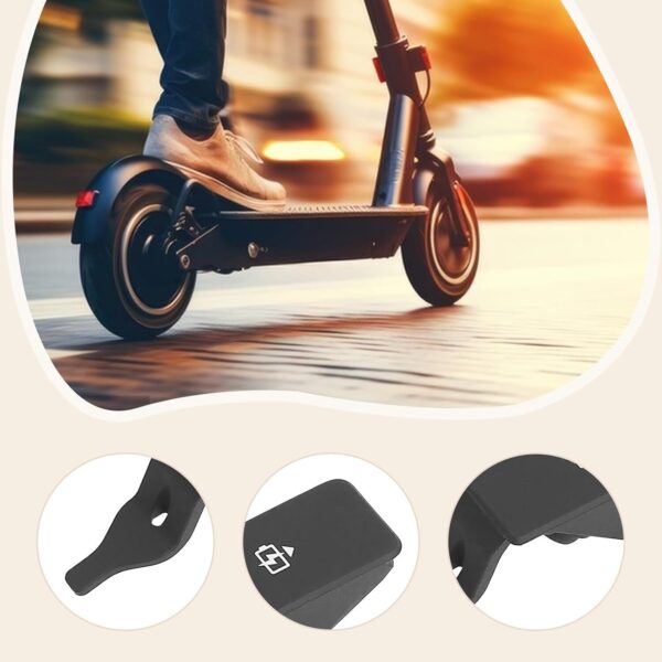 61UF0O6knL._AC_SL1500_.jpg Fenteer Tampa da porta de carregamento para patinete elétrico, capa protetora de porta para patinete elétrico para ZT3 Pro