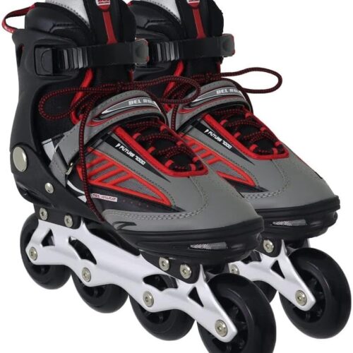 61UN0O0ZOQL._AC_SL1000_.jpg Bel - Patins Inline Future Pro Ajustável Vermelho
