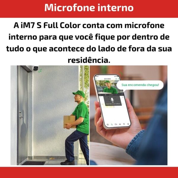 Câmera Wi-Fi 360° IM7 S Intelbras Externa IP66 + Cartão 64GB WD Purple