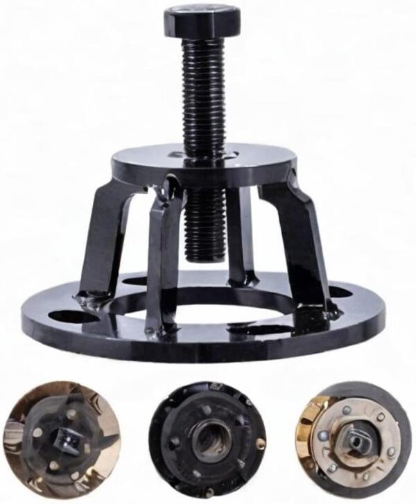Ferramenta de remoção de tambor de freio de triciclo, extrator de cubo de roda, acessórios de substituição de metal resistentes para triciclo elétrico