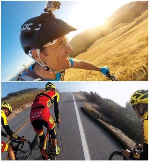 Suporte de Capacete Ventilado Compatível com GoPro e Câmeras Similares