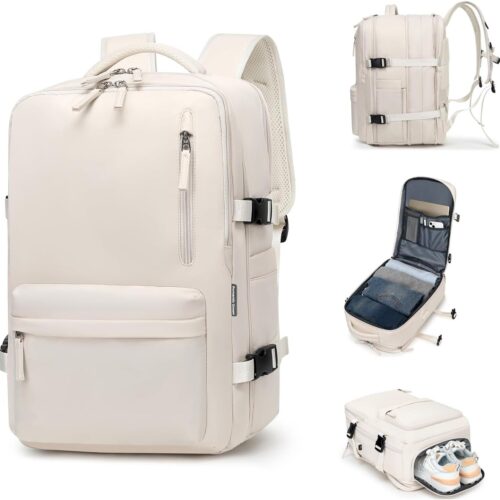 61XHeFgZL9L._AC_SL1500_.jpg Romantic Crown Mochila de Viagem Expansivel Avião Grande Feminina,Mochila Executiva Masculina Impermeável Reforçada para Notebook,Casual Esportes Hiking Escola Presente