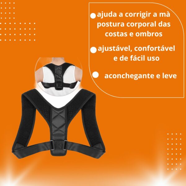 61XHn9M-x9L._SL1080_.jpg Cinta Corretora Postural Alinhador Postural Corrige Lombar Alinha a Coluna Alívio Rápido e Eficaz nas Dores nas Costas AJUSTÁVEL UNISEX ENTREGA RÁPIDA
