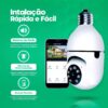 Kit com 2 Câmeras de Segurança IP Lâmpada WiFi Full HD 1080p, Prova D'água, Giratória e com Visão Noturna Infravermelha 1080p, Bivolt, Detecção de Movimento, Áudio Bidirecional - Premium