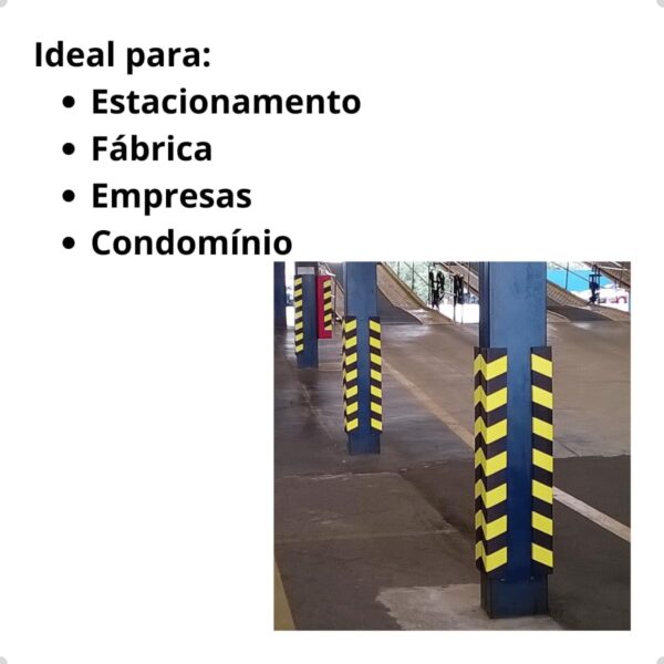 61YiT9T2DCL._AC_SL1200_.jpg Protetor de Coluna Cantoneira Borracha Garagem Estacionamento Fábrica Proteção