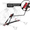 2 Transportadores Bicicleta Teto Velox Aço Eqmax Transbike