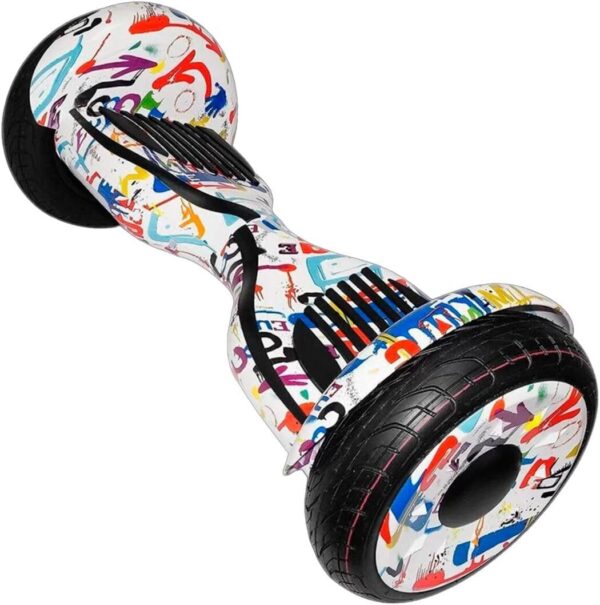 61aHNhehxnL._AC_SL1200_.jpg Hoverboard Skate Elétrico 10" Original com Bolsa Led Bluetooth Grafite Brinovar