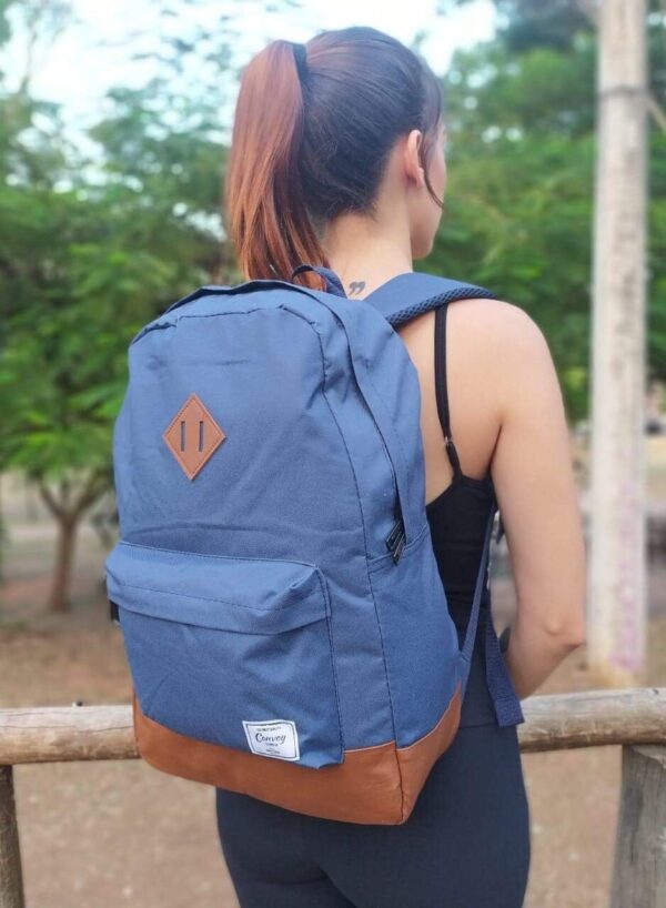 61bPGXLfN2L._AC_SL1280_.jpg Mochila Casual, Poliester, Unissex, Azul Escuro