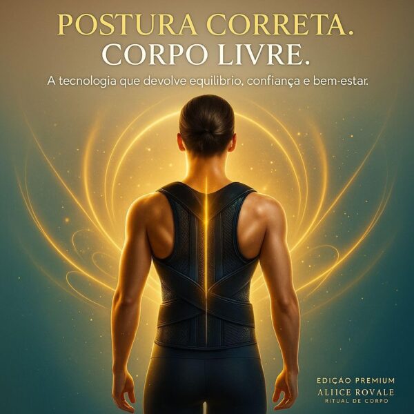 61blMOH1ViL._SL1024_.jpg Colete Corretor Postural Ortopédico Unissex Ajustável Premium - Alívio de Dores nas Costas, Lombar e Pescoço, Com Cinta e Suporte para Clavícula, Conforto e Estilo (X-Grande)