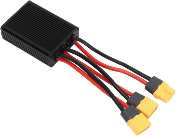 Conversor de Bateria Dupla de Bicicleta Elétrica Adaptador de Módulo Paralelo de Bateria Dupla 20V - 72V Liga de Alumínio Leve (30a)
