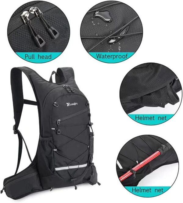 Mochila de Hidratação de Ciclismo, Bolsa de Hidratação Corrida Esportiva Trilha