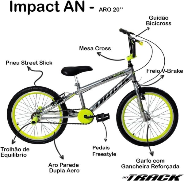 TK3 Track Bicicleta Aro 20 Impact R