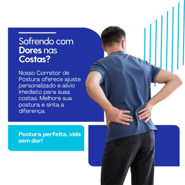 Colete Corretor de Postura Unissex Cinta Ortopédico Coluna Lombar e Clavícula Ajustável para as Costas, Auxílio em Alívio de Dores no Pescoço, Costas, Clavícula e Tensão Lombar (M)…